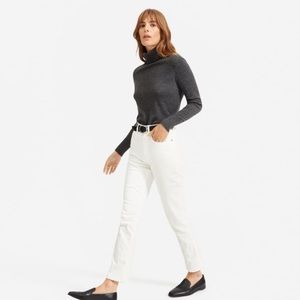 Everlane White Ankle Cheeky Jean Size 24 NWT